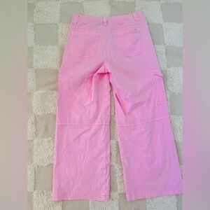 American eagle pink dreamy drape jeans